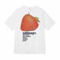 thumbnail image 1 of Strawberry Print Crew-neck Short-sleeve T-shirt, 1 of 3