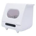 thumbnail image 6 of White 800W Dishwasher for Cleaning Vegetables and Fruits 15.6*15.4*16.9in Wash 6 Sets of Tableware at Once, 6 of 16