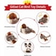 thumbnail image 2 of Chirping Bird Cat Toys for Indoor Cats, Interactive Cat Toy with Real Electronic Squeaky Sound and Feather, Kitten Toys Automatic Cat Toy for Cat Exercise & Kicker to Self Play（No Flapping）, 2 of 5