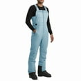thumbnail image 6 of CQONEPT Mens Snow Ski Bib Overall Windproof Windbreaker Romper Insulated Snowboarding Jumpsuit with Pockets Light Blue 2XL, 6 of 7