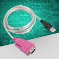 thumbnail image 2 of Flexible Male Connector Cable USB 2.0 To RS232 Serial Port Cable, Label Printer, PLAM PDA, 2 of 8