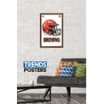 thumbnail image 2 of NFL Cleveland Browns - Drip Helmet 20 Wall Poster, 14.725" x 22.375", Framed, 2 of 3