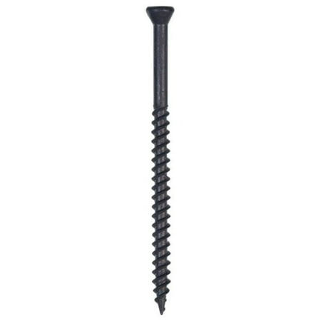 

No.6 x 1.62 in. Square Flat Head Black Phosphate Steel Trim Screws Pack of 75