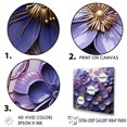 thumbnail image 3 of Designart "Elegance Fit For Royalty II" Violets Floater Framed Canvas Art Print, 3 of 5