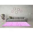 thumbnail image 3 of Ahgly Company Indoor Round Solid Purple Modern Area Rugs, 7' Round, 3 of 4