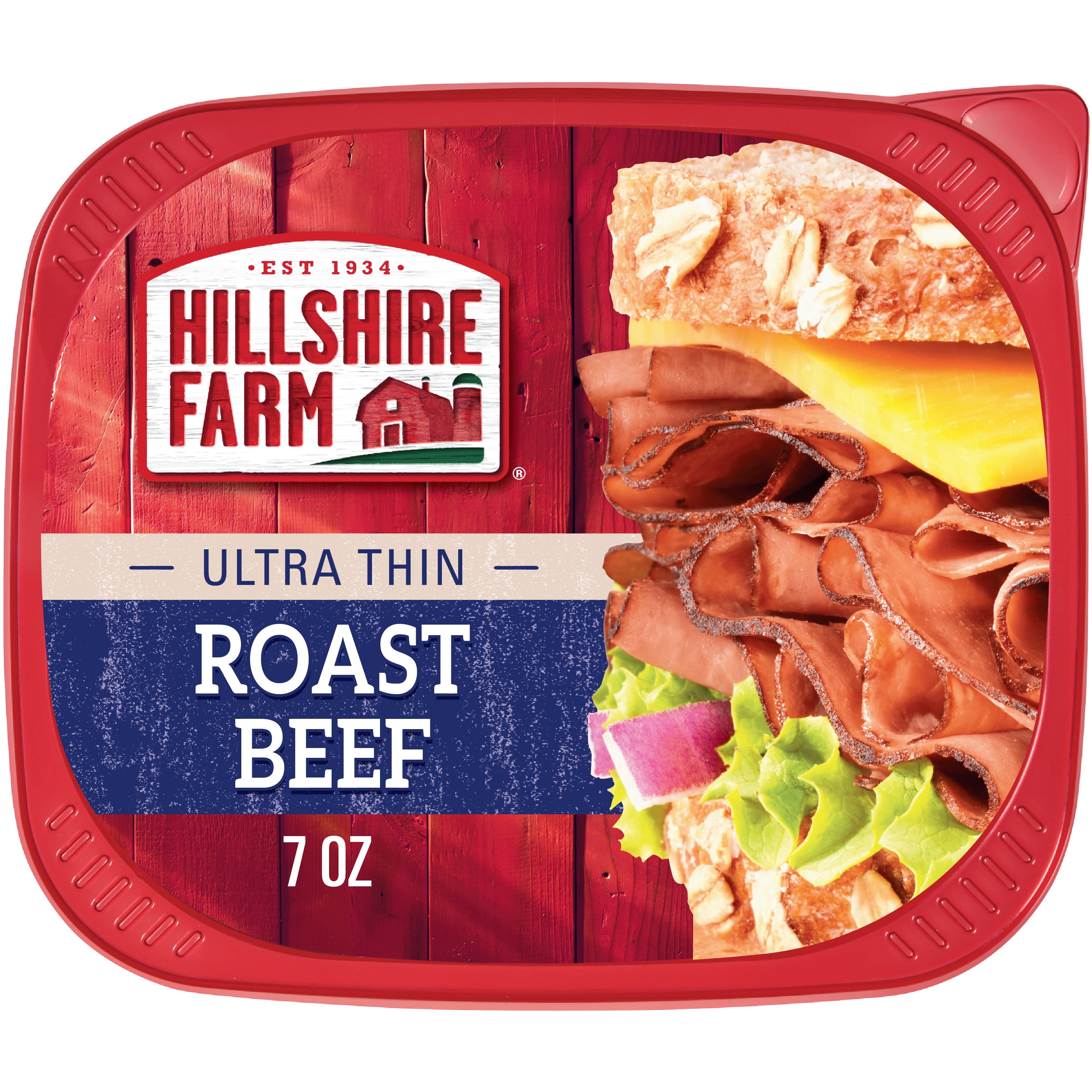 Hillshire Farm Sliced Roast Beef Deli Lunch Meat 7 Oz Walmart