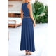 thumbnail image 2 of Conjunto de Falda Larga y Top para Mujer PRETTYGARDEN Azul Oscuro Talla L, 2 of 7