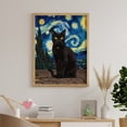 thumbnail image 6 of Diamond Art Kit for Adults, Black Cat Starry Night Sky Diamond Painting for Adults Beginners, 5D DIY Diamond Art Painting Kits, Colorful Diamond Painting Craft for Home Decor 12x16, 6 of 7