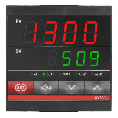 

Digital Temp Controller Multifunctional 100-240VAC Universal Input Dual Display Temperature Controller For Industrial Automation