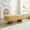 Yellow, variant on Christopher Knight Home Modern Mid-Century 64" Faux Fur Tufted Ottoman Bench, Faux Wood Legs, Beige
