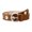 Camel-110cm long, variant on Punk Rivet Belt Lightweight Comfort for Daily Wear Metal Buckle