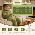 thumbnail image 2 of Snuggle Onesie Pajamas Included Shoes, Cuddle Good Onesie Plush Hooded Home Loungewear, 2 of 6