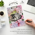 thumbnail image 4 of FMSHPON Butterfly Kitten Clipboard Hardboard Wood Nursing Clip Board and Pull for Standard A4 Letter 13x9 inches, 4 of 7