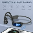 thumbnail image 5 of WUSI Open Back Headphones with Noise Canceling MIC, Bluetooth Waterproof Sports Headphones, Up to 10 Hours of Playtime Open Ear Stereo Headphones, Wireless Headphones for Running and Workouts, 5 of 7