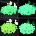 thumbnail image 3 of 100pcs Fish Tank Fluorescent Pebble Garden Parterre Decor Glow Stone Aquarium Ornament Marbles Rocks, 3 of 10