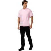 Chef Works Mens Springfield Chef Coat, Pink Chef Jacket with Cool Vent Side Panels, XL
