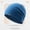 Blue, variant on Unisex Snow Thermal Stocking Caps Yellow Polyester Furry Beanie with Pom Pom Winter Warm Knitted Hat Bear Costume Accessories A