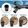 thumbnail image 2 of Telescope-Telescope for Adults High Powered Professional 70mm Aperture 400mm Refractor Telescopes for Astronomy Beginers FMC Lens with Tripod Adapter Carry Bag, 2 of 9