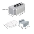 thumbnail image 3 of EeaseCA 1 Set/3pcs Outdoor Supply Camping Lunch Box Steaming Rack Folding Oven Kit, 3 of 7