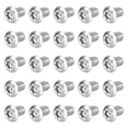 thumbnail image 1 of 25Pack 3/8-16 x 1/2" Torx Security Machine Screws Bolt, Silver Tone, 1 of 6