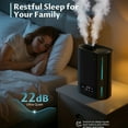 thumbnail image 4 of 6L Humidifiers for Bedroom Large Room & Essential Oil Diffuser, Ultrasonic Top Fill Cool Mist Humidifiers for Baby, Plants, Nursery Last up to 60 Hours, Smart Humidistat Control, Quiet, 4 of 6