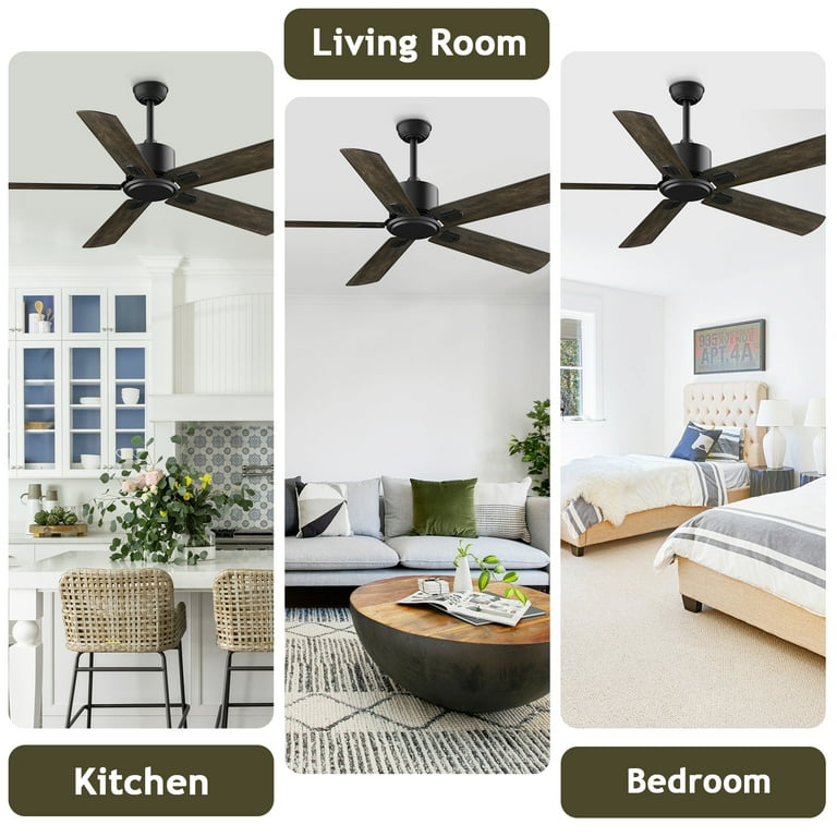 ＣＯＸＹ様 XAUJIX 52'' Ceiling Fan with Light, 6-Speed Reversible DC