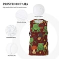 thumbnail image 3 of Rocae Frogs and Mushrooms for Men's Basketball Jersey Lightweight and Breathable Athletic Tank Top,Quick-Drying Sports Jersey Large, 3 of 9