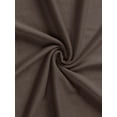 thumbnail image 6 of DARING DIVA Women's Short Sleeve Pajama Set Loungewear Long Pants Sweatsuit L Brown, 6 of 7