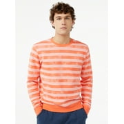 Free Assembly Men's Stripe French Terry Sweatshirt
