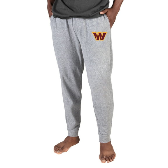Men's Concepts Sport Gray Washington Commanders Lightweight Jogger Sleep Pants
