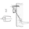 thumbnail image 4 of de inodoro RV de peril pteada para remolque de Baoblaze Cerradura de puerta de baño, 4 of 8