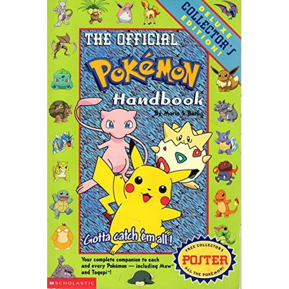 Pre-Owned Pokemon: Official Pokemon Handbook: Deluxe Collecters' Edition: Official Pokemon Handbook: Deluxe Collector's Edition (Paperback) 0439154049 9780439154048