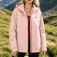 thumbnail image 4 of Sheghy Womens Rain Jacket Women Packable Parka Funnel Neck Weekend Shacket Jacket with Pockets, 4 of 7