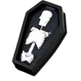 thumbnail image 2 of Kiddiway Halloween Vampire Skull Tombstone Candle - Coffin Design for Home Decor, Halloween Party, Halloween Figurines, and Spooky Themed Gift Giving,C, 2 of 7