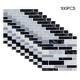 100pcs Mosaic Tile poleers for Kitchen Bathroom Wall Decoration