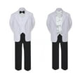 thumbnail image 2 of 5-7pc Formal Black White Suit Set White Bow Necktie Vest Boy Baby Sm-20 Teen, 2 of 3