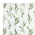 thumbnail image 3 of Crane Baby Floral Fitted Crib Sheets,  Leaf Nursery Decor Toddler Sheets, Gender Neutral Crib Sheets, 3 of 5