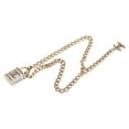 thumbnail image 4 of Pre-Owned Chanel Coco Mark Cadena Padlock Motif Chain Necklace, Gold Plated, Women's, 4 of 8
