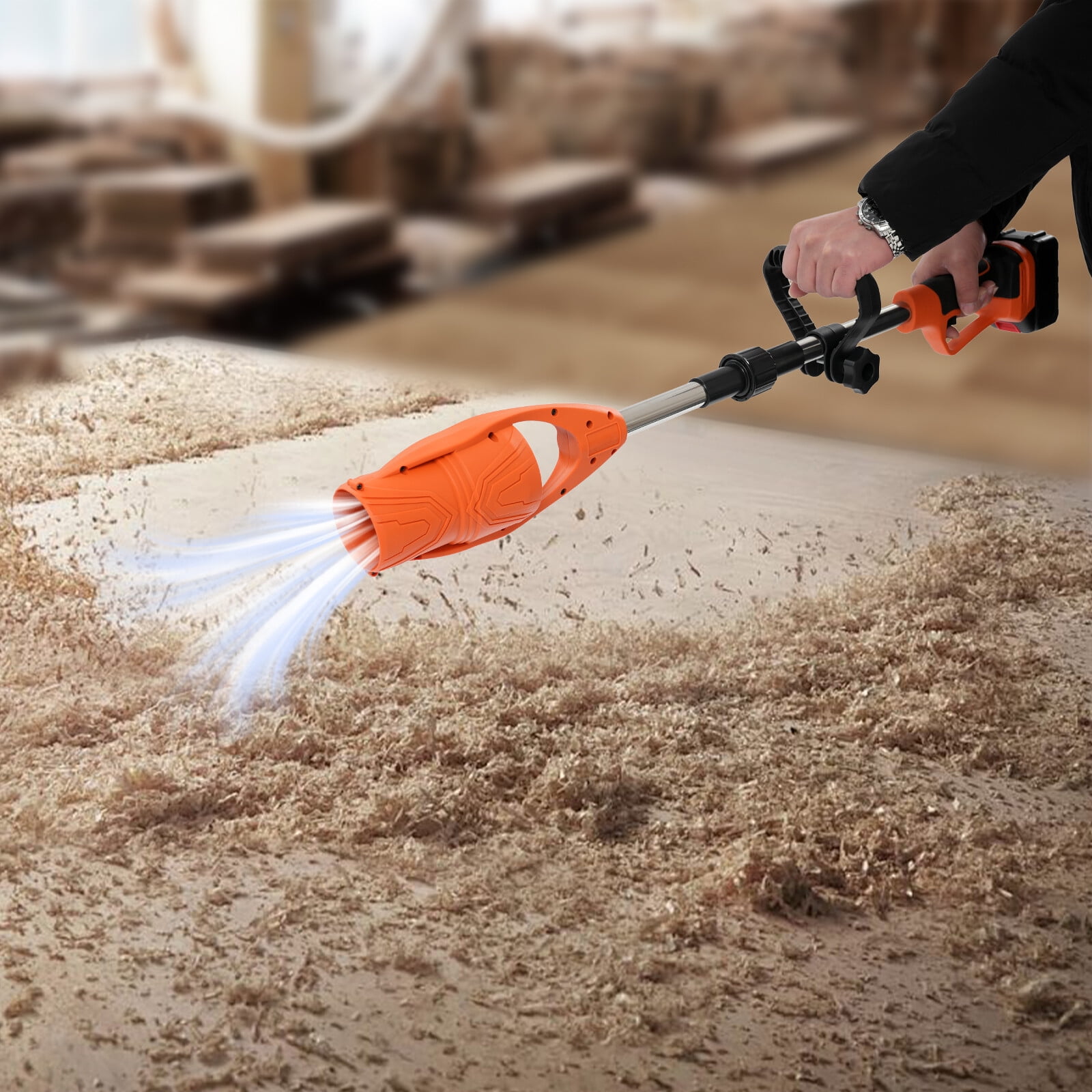 Lithium Battery Powered Leaf Blower, Cordless Leaf Blower, Electric Leaf Blower for Lawn Care