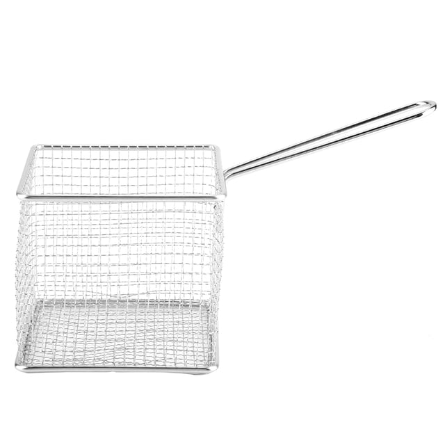 Samfox Fry Basket, Chips Deep Fry Baskets Food Presentation Strainer Potato Cooking Tool