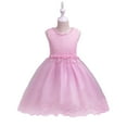 thumbnail image 2 of Esaierr 2-12Y Girls Princess Dress for Kids Toddler Baby Tulle Bridesmaid Dress Wedding Dance Party Pageant Communion Princess Gowns Sleeveless Formal Dresses, 2 of 7