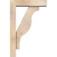 thumbnail image 3 of Ekena Millwork 5 1/2"W x 22"D x 34"H Funston Block Smooth Bracket w/ Offset Brace, Douglas Fir, 3 of 25