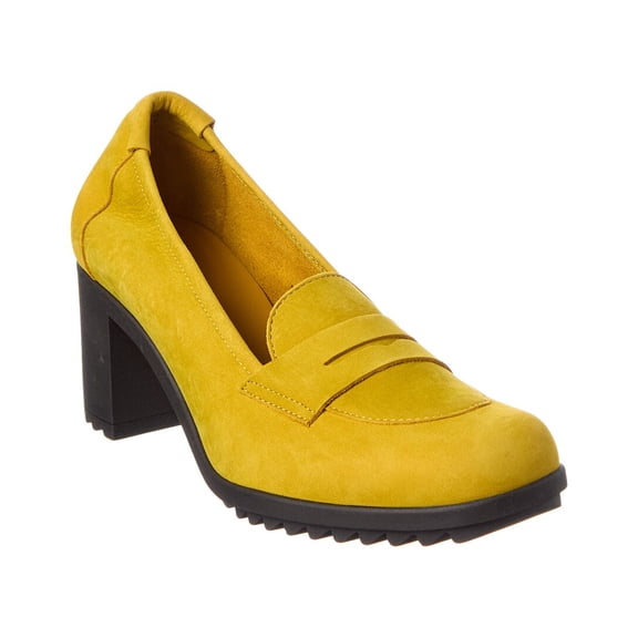 Arche Shelym Suede Pump, 39, Yellow