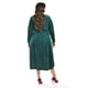 thumbnail image 3 of Vestido midi de terciopelo Roman Fashion Verde oscuro 36 Tallas Extras, 3 of 7