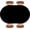Black, variant on DarkOrange Oval Fitted Tablecloths with Elastic Edge Waterproof, Washable Outdoor Decorative Table Cover, for Restaurant Kitchen Holiday Tablecloth, Fits 48"x68" Oval Tables, Style 124