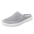 thumbnail image 2 of Zapatos de mujer para mujer, informales, diarios, con punta cerrada, plataforma, media pantuflas de malla Wmkox8yii ytu8957, 2 of 8