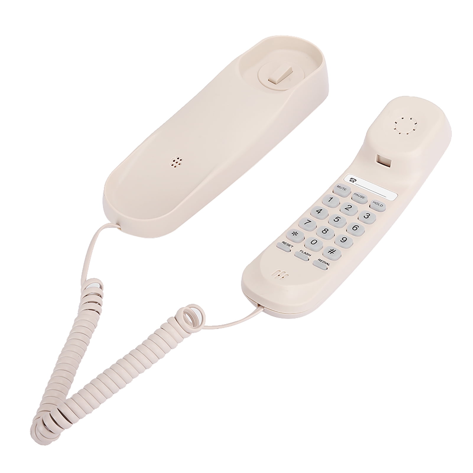 Landline Telephone, ABS Material Wall Mountable Telephone, Dual Purpose