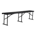 thumbnail image 2 of Dranite 2-Pcs 6FT Folding Bench,HDPE Outdoor Bench for Picnic Garden Party,with Carry Bags, 2 of 11