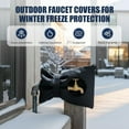 thumbnail image 5 of 1Pc Outdoor Insulated Faucet Cover,Thicken Waterproof Outside Garden Faucet Socks,Reusable Faucet Insulation Cover for Winter Outside Freeze Protection Hose Spigot Socks Waterproof Insulation Wrap, 5 of 8