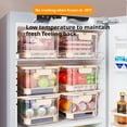 thumbnail image 3 of Contenedores de almacenamiento de frutas para refrigerador con tapas, caja portátil para mantener la frescura con asa, contenedor de almacenamiento de alimentos sin BPA con rejilla de drenaje, contene, 3 of 7